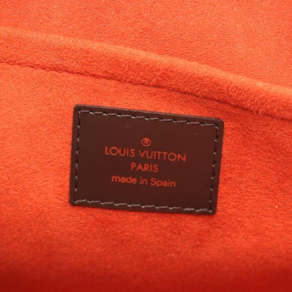 LOUIS VUITTON Authentic Brown Damier Leather Bag - Picture 4 of 9